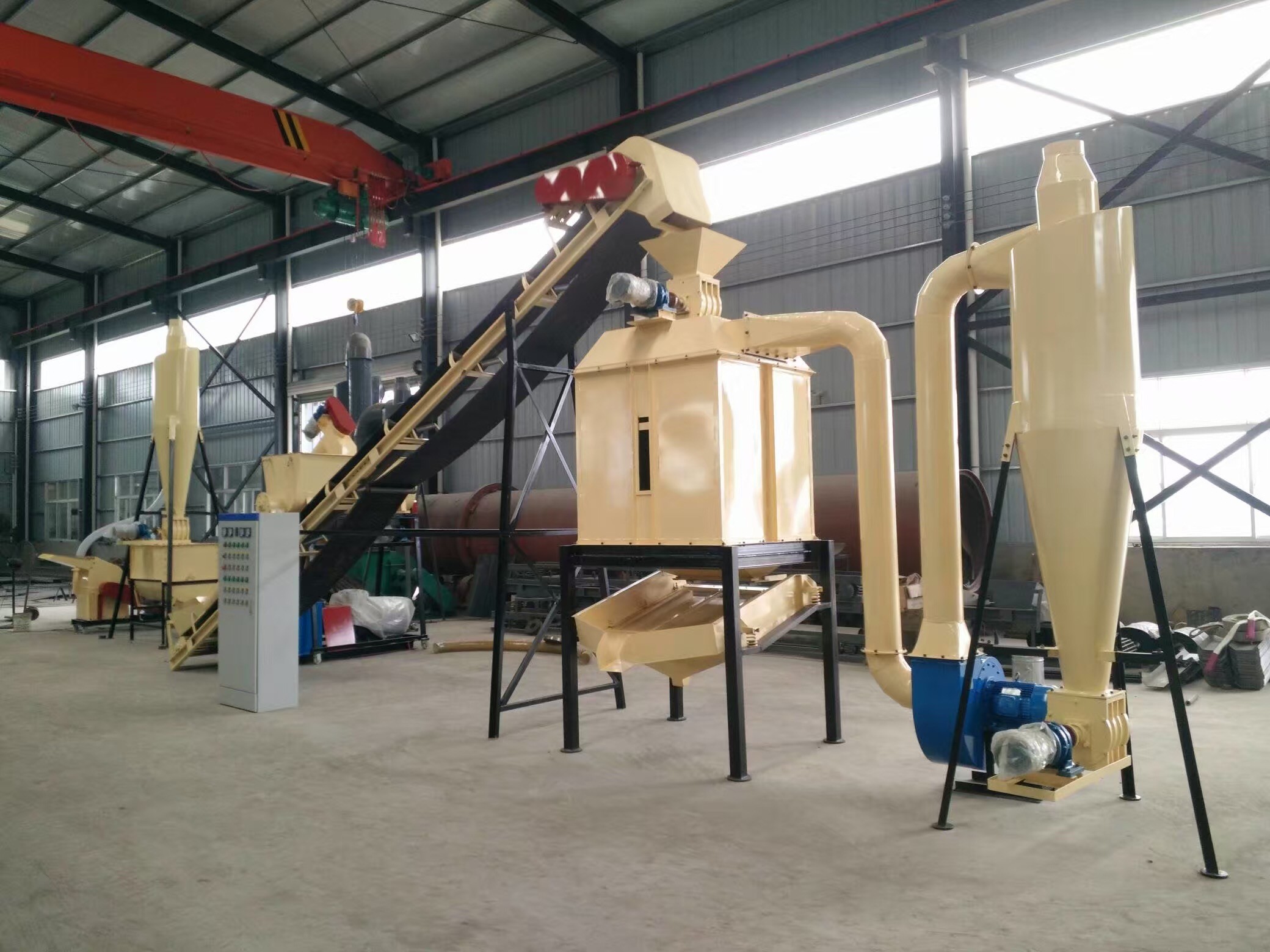 cattel cow SKJ 450 feed pellet line1500kg per hour for Paraguay client