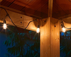 Christmas Festoon Garlands Outdoor Garden Patio Holiday Home Festival Decor Retro Edison Filament Globe LED Bulb String