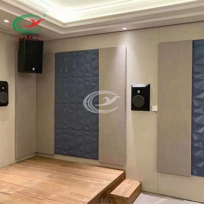 Stable Harmless 3D Diamond Wall Panels , Multicolor Audio Absorption Sheets