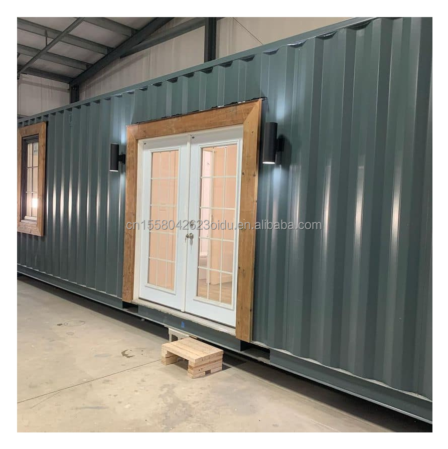 Expandable Container Wall 50/75/100mm Wave Sandwich Panel for Outdoor 20ft and 40ft Prefab Portable Shipping Container Home