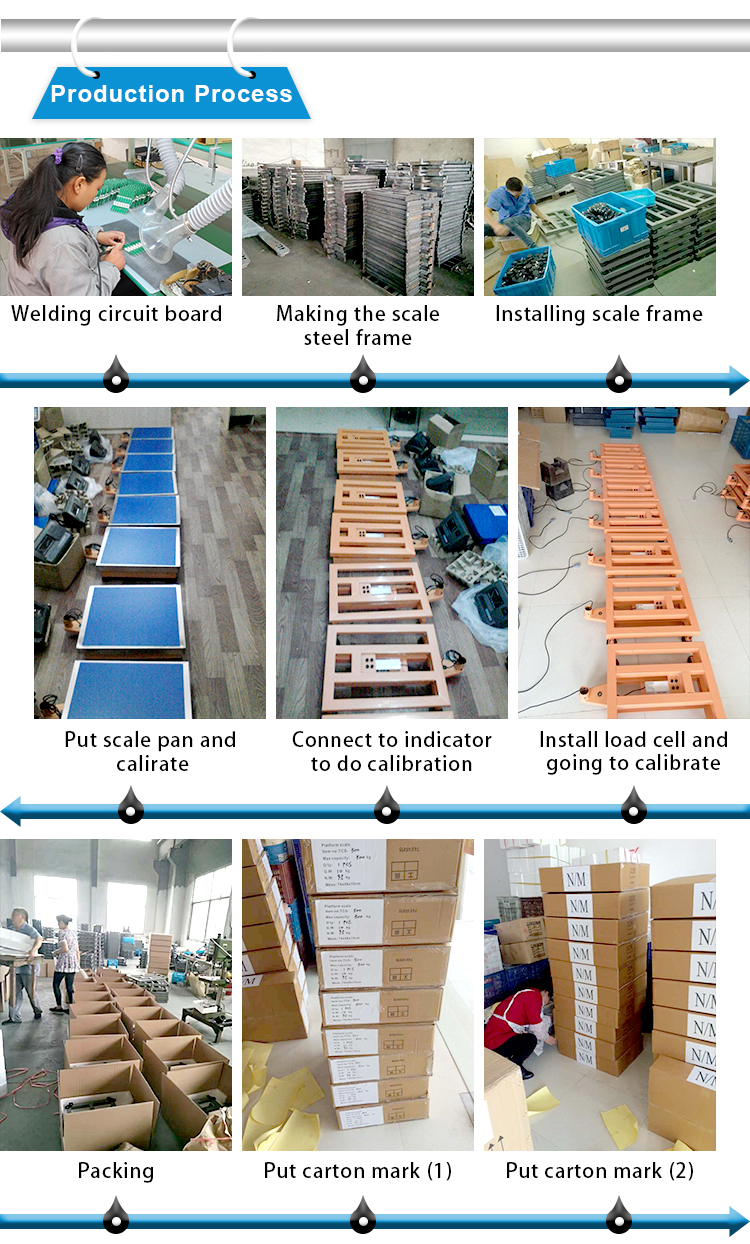 Industrial Digital Electronic Balance Weigh Platform Scale 500kg