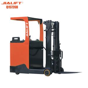 China 7200mm Lifting Height Electric Reach Forklift Walkie Standing On 1500kg wholesale