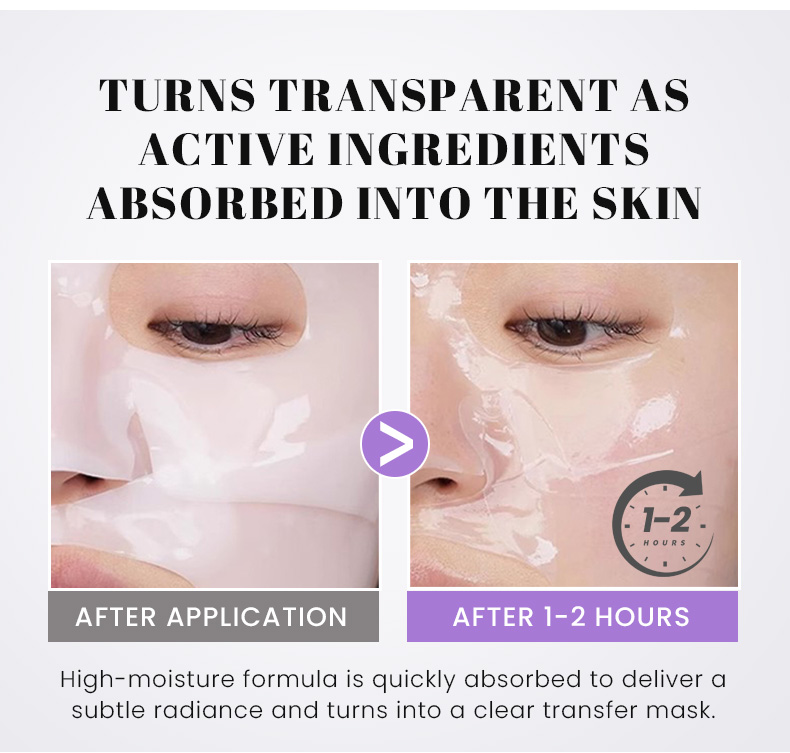 Custom Skincare Hydrogel Collagen Night Mask Repairing Peel Off Face Mask Beauty Radiant Bio Collagen Deep Collagen Facemask
