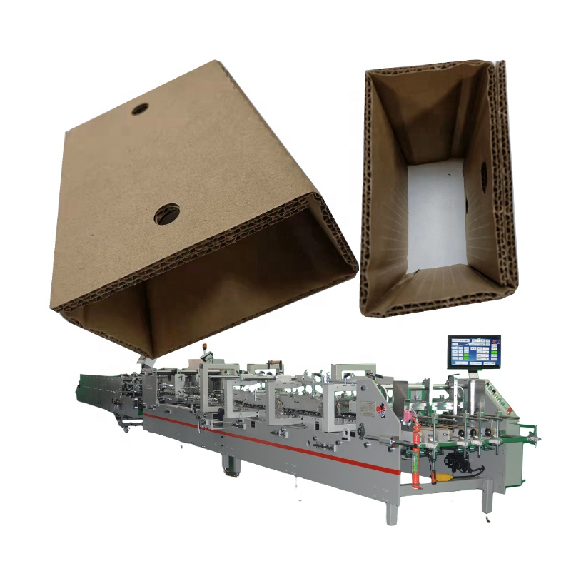 Automatic Carton Box Folder Gluer Machine for Corrugated Boxes Stable and Durable