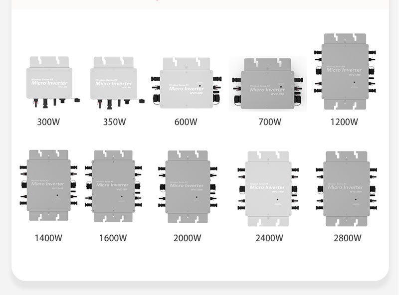 Wholesale Of New Features 2000W Solar Micro Inverter 800W Micro-Inverters Solar Cable Micro Inverter