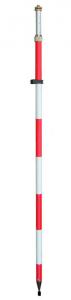 China Screw Clamping APP3.6MBS 148cm Survey Prism Pole on sale