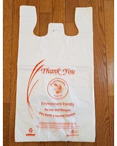 China Reusable Biodegradable Plastic Shopping Bags Good Insulating Property With Logos wholesale