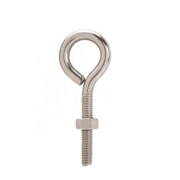Rigging Eye Bolts And Nuts Ss Nut Eye Bolt 8mm Stainless Steel M4 Weld Eye Bolt With Nut