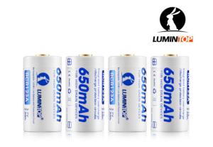 China Circuit Protected RCR123A Rechargeable Flashlight Batteries 3.7V 650mAh Capacity wholesale