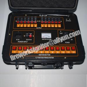 China 12cues Wireless Remote Pyrotechnic Fireworks Machine wholesale