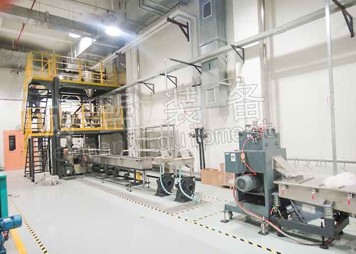 China Double Screw Plastic Compounding Line Polymer Compounding Equipment High Output wholesale