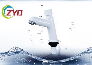 China Black / White Water Tap Faucet Flexible Control Plastic Level Handle wholesale
