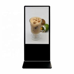 China VETO Indoor Floor Standing LCD Advertising Display 49 55 65 Inch 4K Vertical Interactive Touch Signage For Retail Store wholesale
