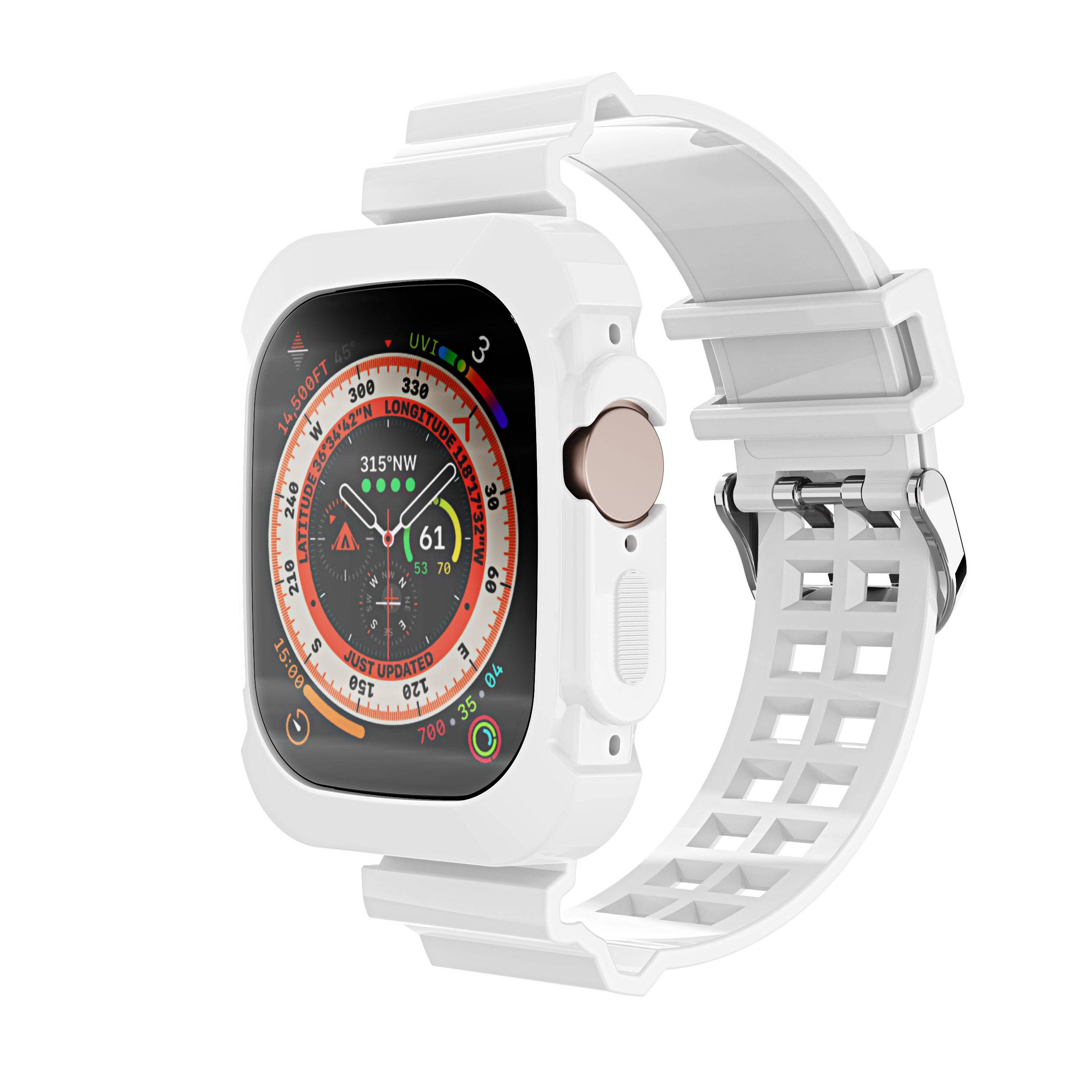 Private Mold Transparent Bands for I Watch 2 3 4 5 6 7 8 9 SE 11 Colors Smart Watch Band