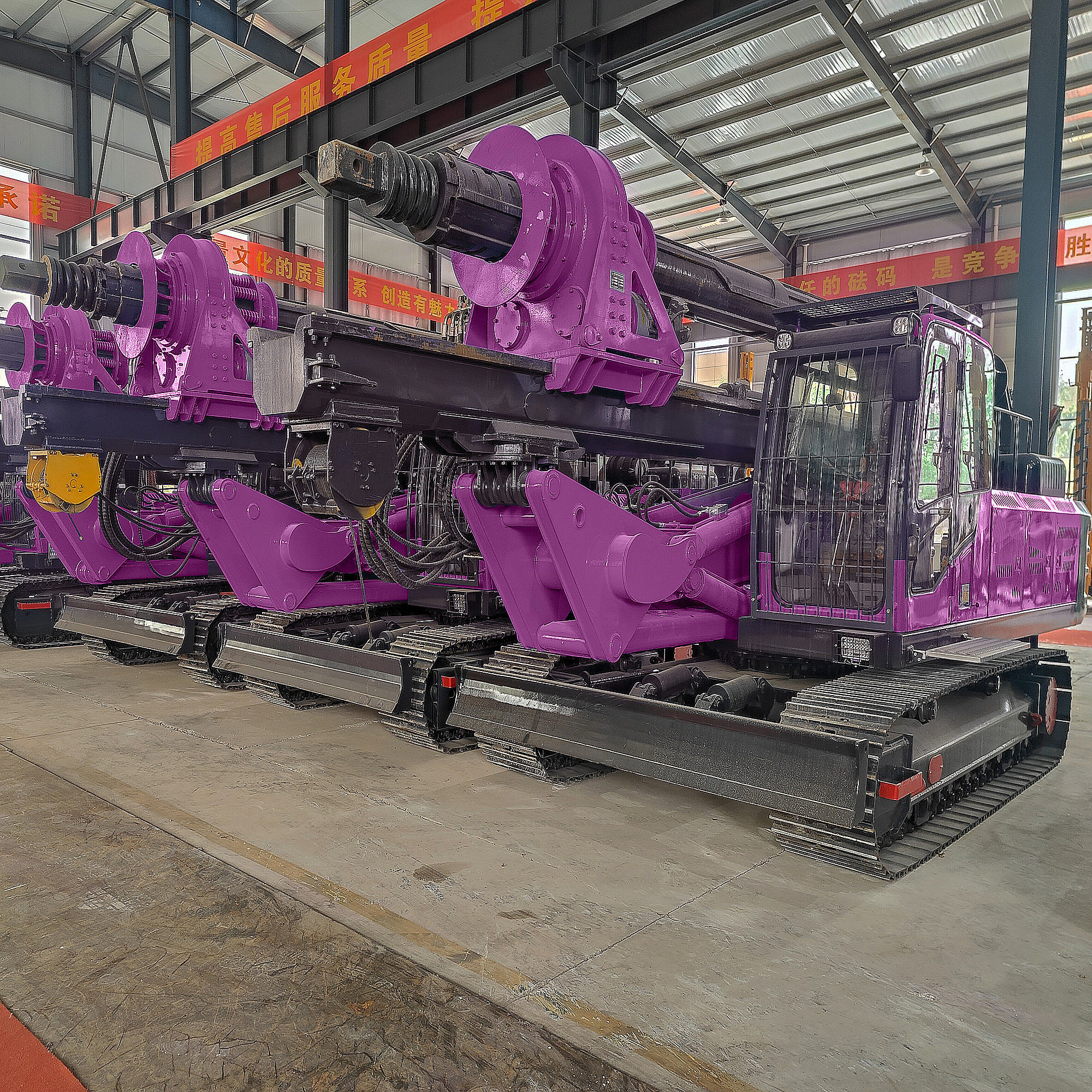 Rotary Borehole Drilling Rig Equipment Hydraulic Portable Rotary Drilling Rig Machine