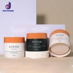 Luxury White Plastic Cosmetic Jars 250g 300g 400g 500g 700g Double Wall Plastic