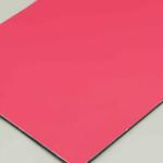 Rose Red Antibacterial PE Aluminum Composite Panel Interior Wall Paneling 244cm