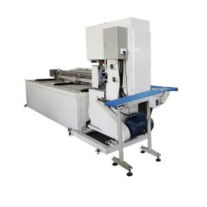 China Automatic Maxi Toilet Paper Big Tissue Roll Band Saw Cutting Machine Jumbo Roll Paper Cutting Machine wholesale