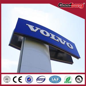 China Outdoor anti-wind auto company logo names car pylon wholesale