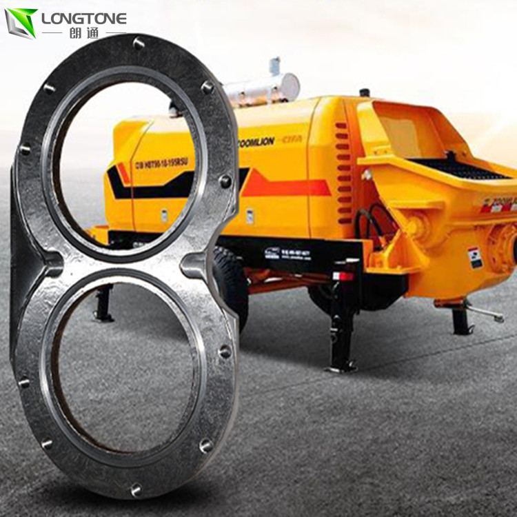 Custom SCHWING Concrete Pump Spare Parts 260mm Spectacle Plate