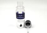 30ml Cylindrical PETG Plastic Serum Bottle With Black Lid