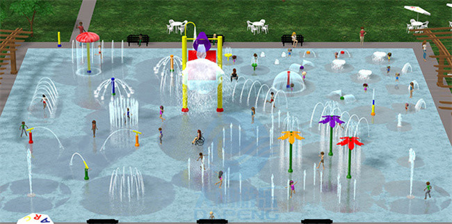 Ground Spray Jet Brass Water Fountain Nozzle Water Splash Zone Toys