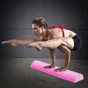 China vHigh Density Half Foam Roller , Body Massage Roller Fitness Equipment Balance Pad wholesale