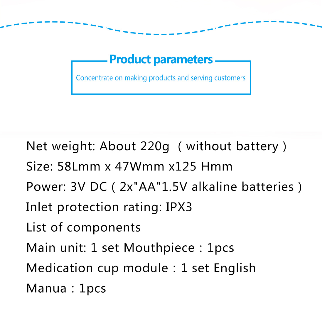 High-tech Portable Compressed Nebulizer Portable Mesh Nebulizer