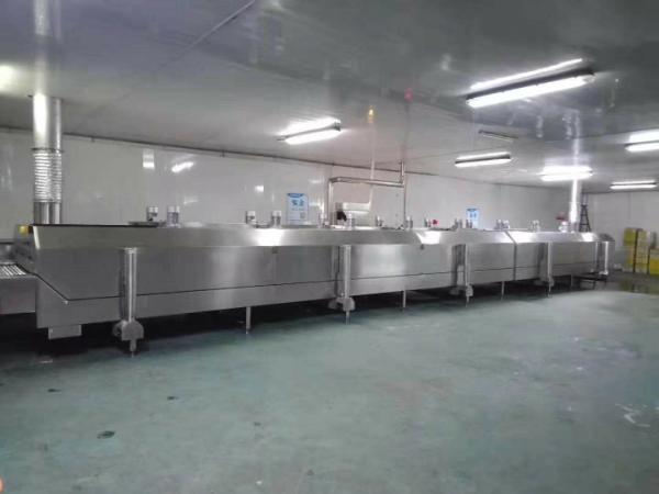 2200KG/H 2800KG/H Minus 130C Cryogenic Tunnel Freezer Individual Quick Freezing