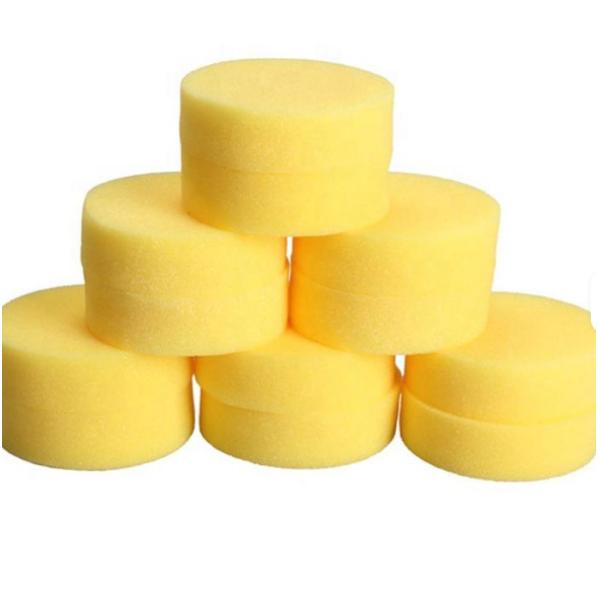 Versatile Yellow Cleaning Sponge For Kitchen And Other Clean Areas Wipes Clean In One Swipe