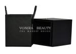 Customized High Quality Leather Makeup Brush Holder Case Cosmetic Cylinder