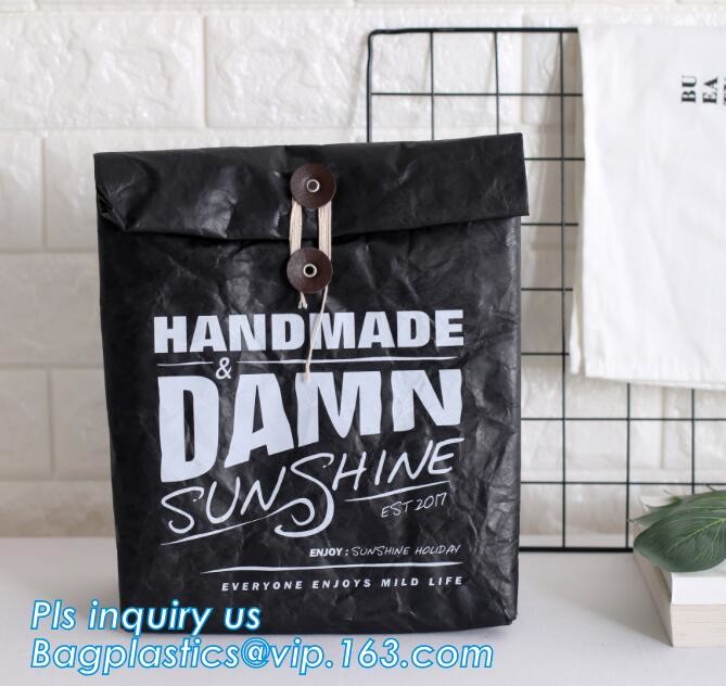 Dupont Tyvek PU coated shopping bag PU coated Tyvek bag PU coated tyvek eco bag,Tote Bag Cotton With Logo Printing Tyvek