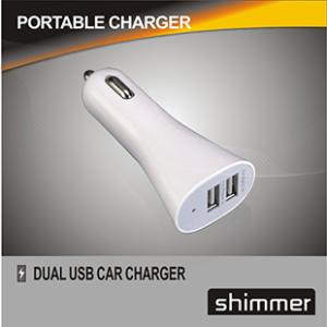 China TRUMPET DUAL USB CAR CHARGER wholesale