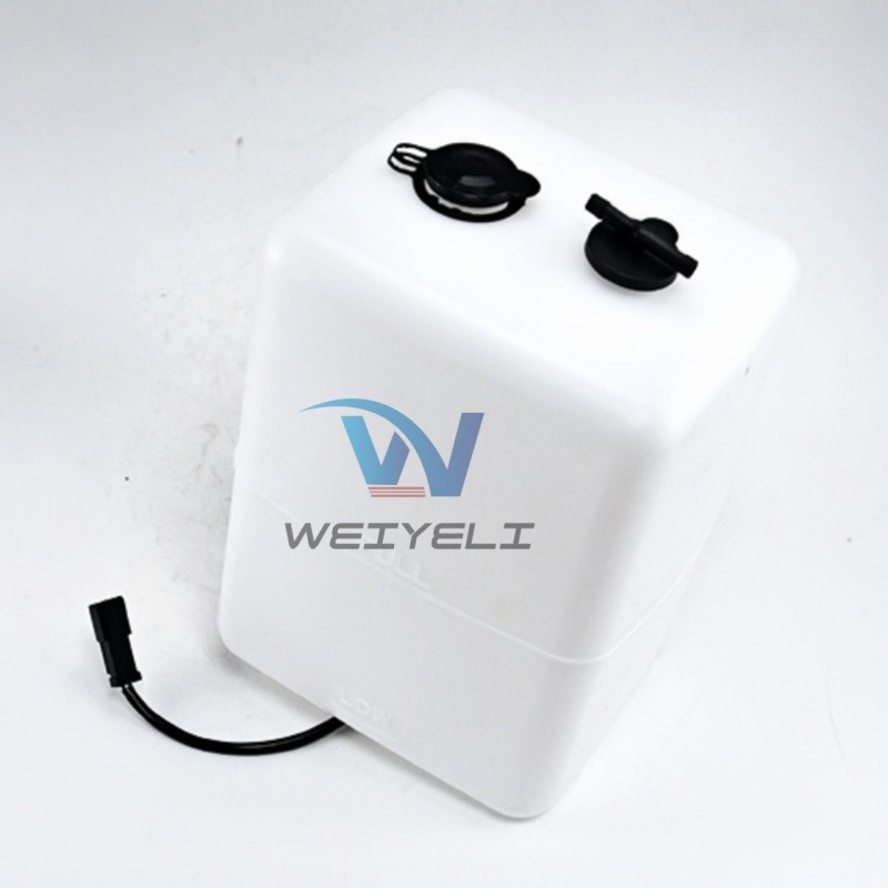 Construction Machinery Plastic Radiator Overflow Tank For Cat E345D2/349D2