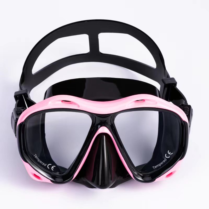 Lightweight Spearfishing Scuba Diving Mask Goggles Black Silicone