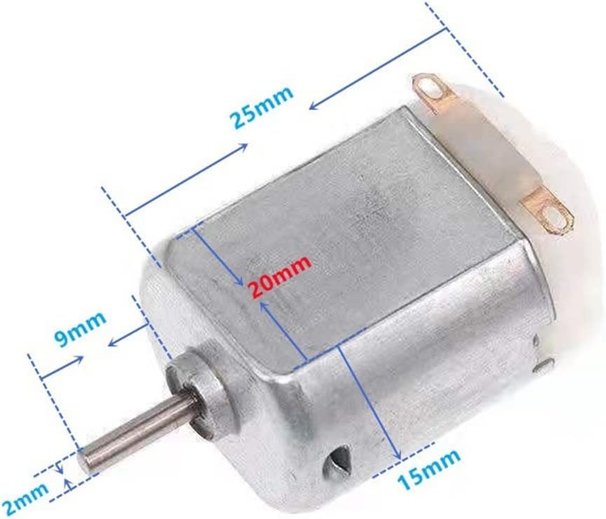 DC 3V 5V 6V 13800RPM High Speed 20mm Mini 130 Electric Motor DIY RC Toy Slot Car