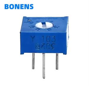 China 3386y Square Single Turn Cermet Trimming Potentiometer 3386 0.5w wholesale