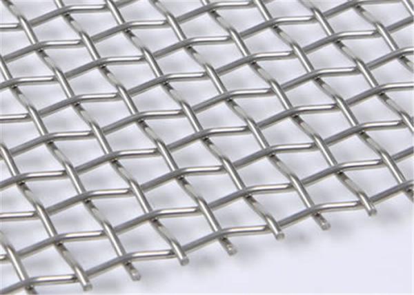12.7mm hole corrosion resistant 304 304L stainless steel crimped heavy duty wire