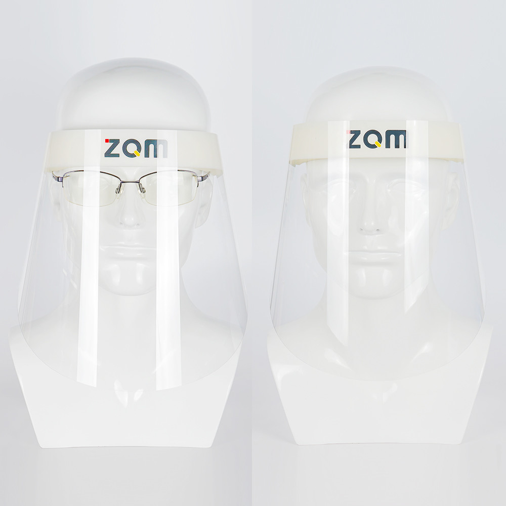 Outdoor Plastic Face Shield Prevent Spray / Clear Plastic Full Cover Face Shield