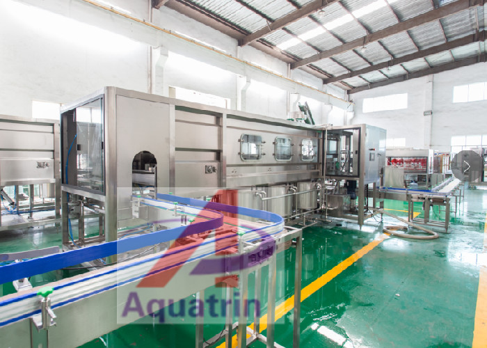 1200BPH ISO Barrel Mineral Water Capping Machine 5 Gallon Washing Machine