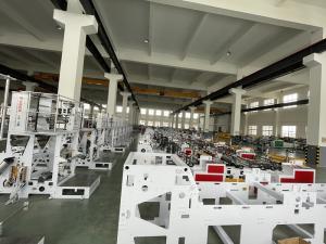 5kw OPP Sanitary Napkin Bag Making Machine Double Head