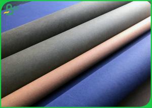 China 0.55 MM Fabric Material Untearable Washable Kraft Paper Roll For Making Tote Bag wholesale