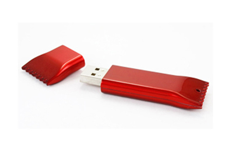 Factory supply candy shape 2GB 2.0 Red color plastic USB with customized logo and package show life brand