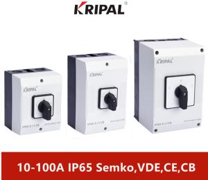 China KRIPAL 10-100A IP65 Waterproof Changeover Switch RoHS Standard wholesale