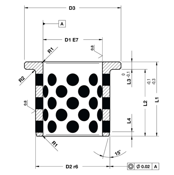 graphite plugged bronze bushings