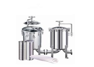 China 304/316 Stainless Steel Bag Filter Housing , Liquid Bag Filter Housings For Liquid wholesale