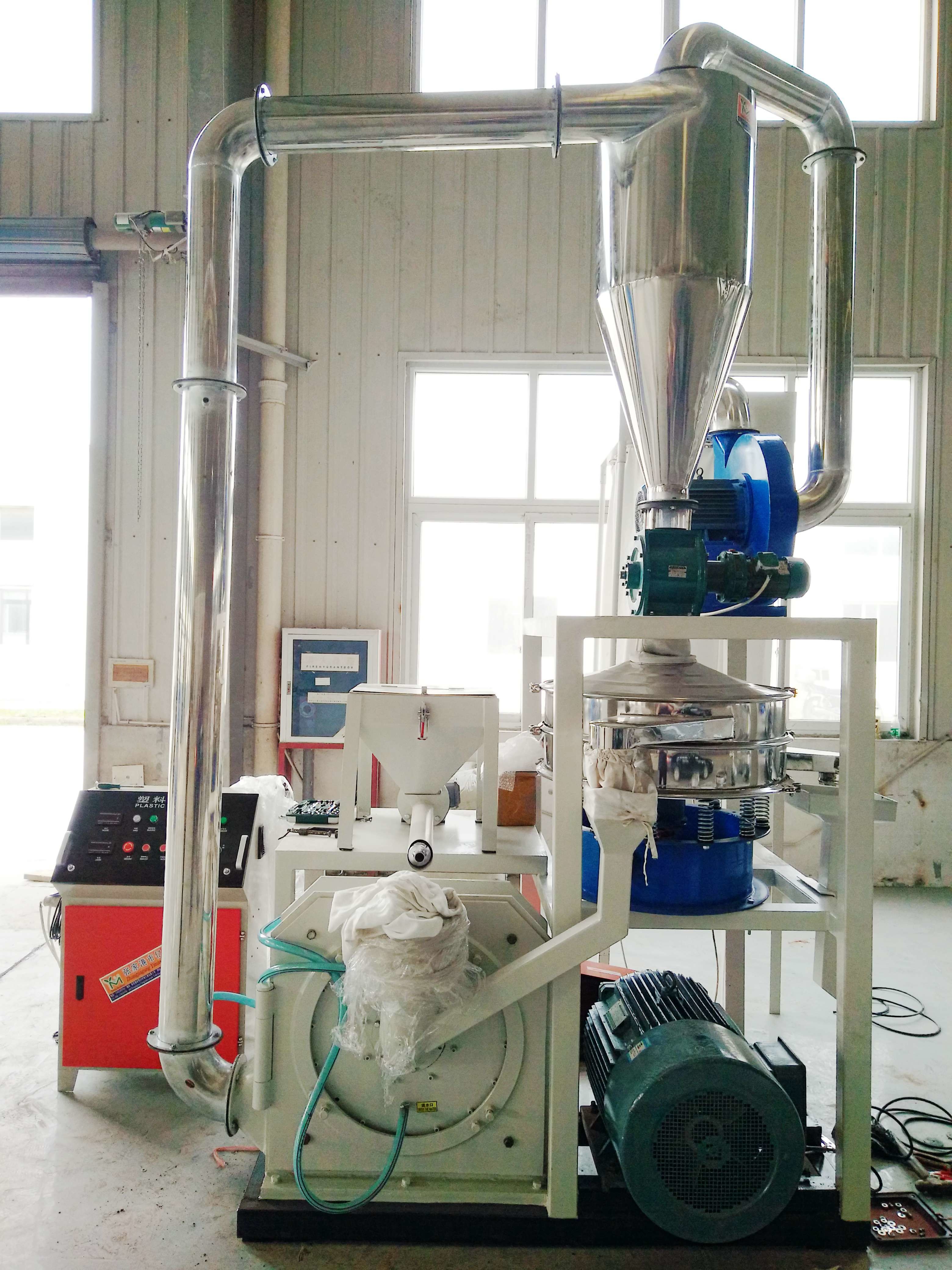 Abrasion Resistance Plastic Grinding Mill SKF Shaft Overload Protection