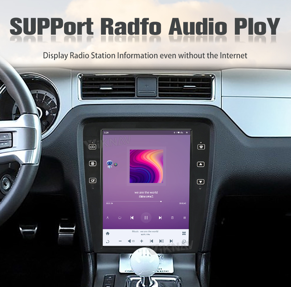 Android 13 Car Radio GPS Navigation For Ford Mustang Multimedia Player 09-13
