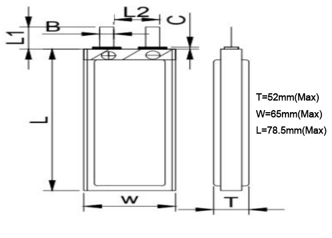 526578 3.87V High Voltage LiPo Battery 5000mAh 4.45V Charge Voltage Battery for Power Bank