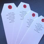 Embroidered Garment Swing Tags
